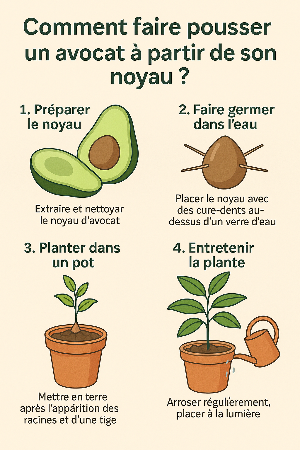 Comment faire pousser avocat